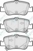 APEC braking PAD1674 Brake Pad Set, disc brake